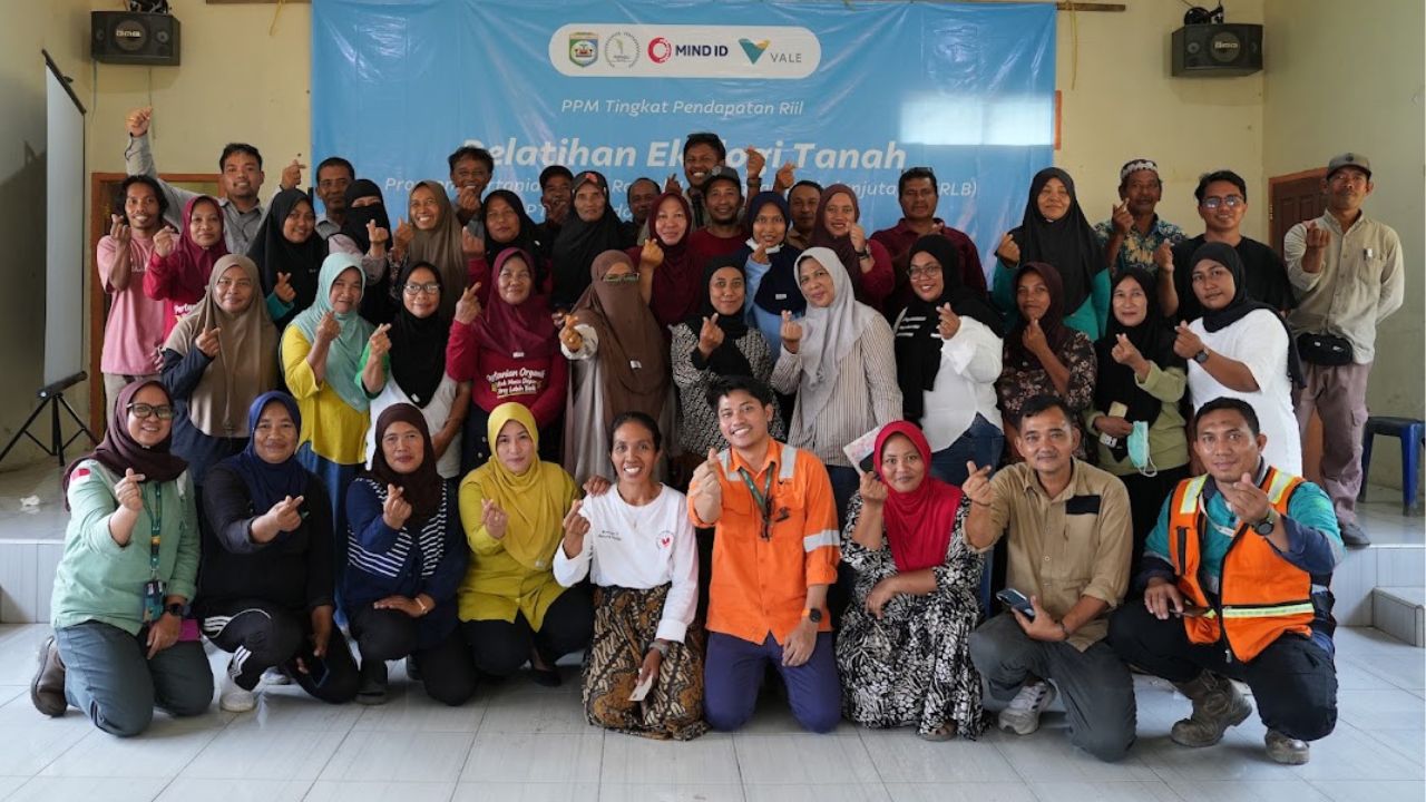 Vale Dorong Petani Morowali Terapkan Pertanian Sehat dan Berkelanjutan