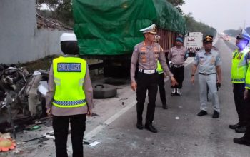 Jasa Raharja Gerak Cepat Layani Korban Kecelakaan Minibus di Tol Terpeka Tulang Bawang Barat