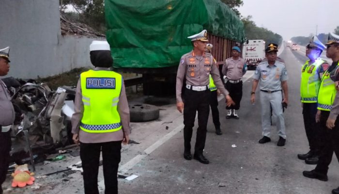 Jasa Raharja Gerak Cepat Layani Korban Kecelakaan Minibus di Tol Terpeka Tulang Bawang Barat