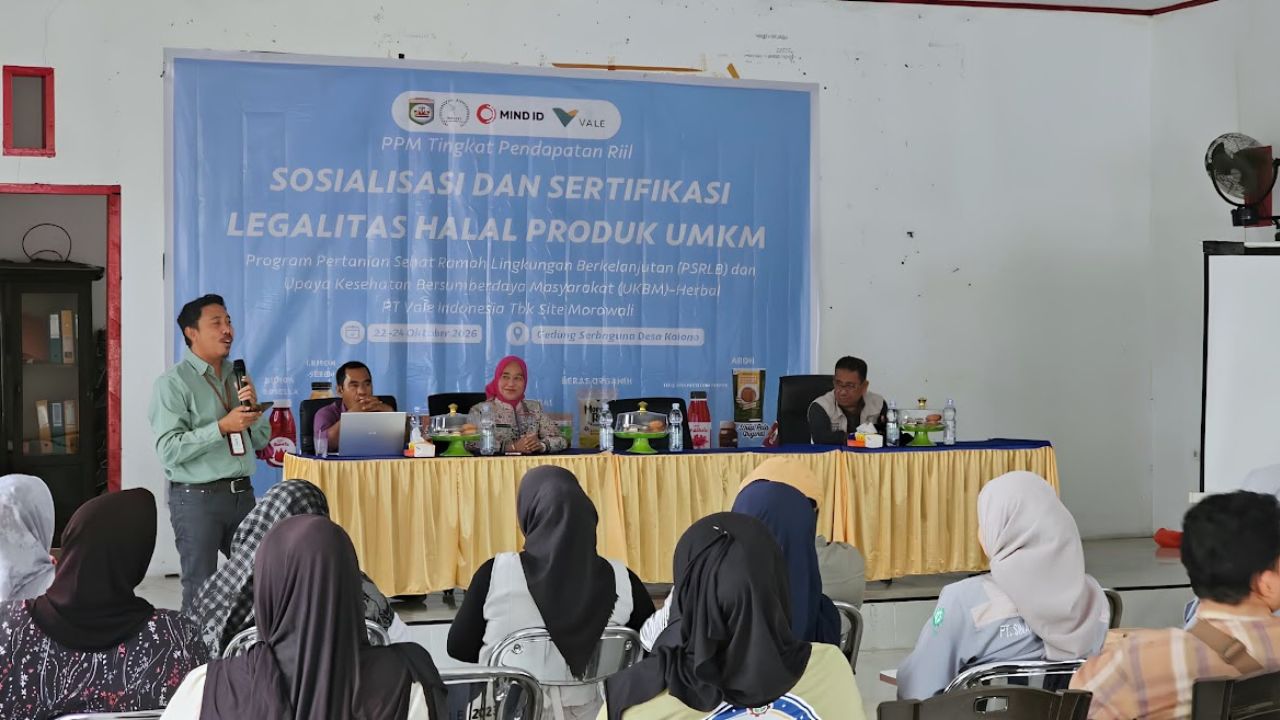Vale Gandeng Universitas Tadulako Dampingi UMKM Morowali Penuhi Standar Halal