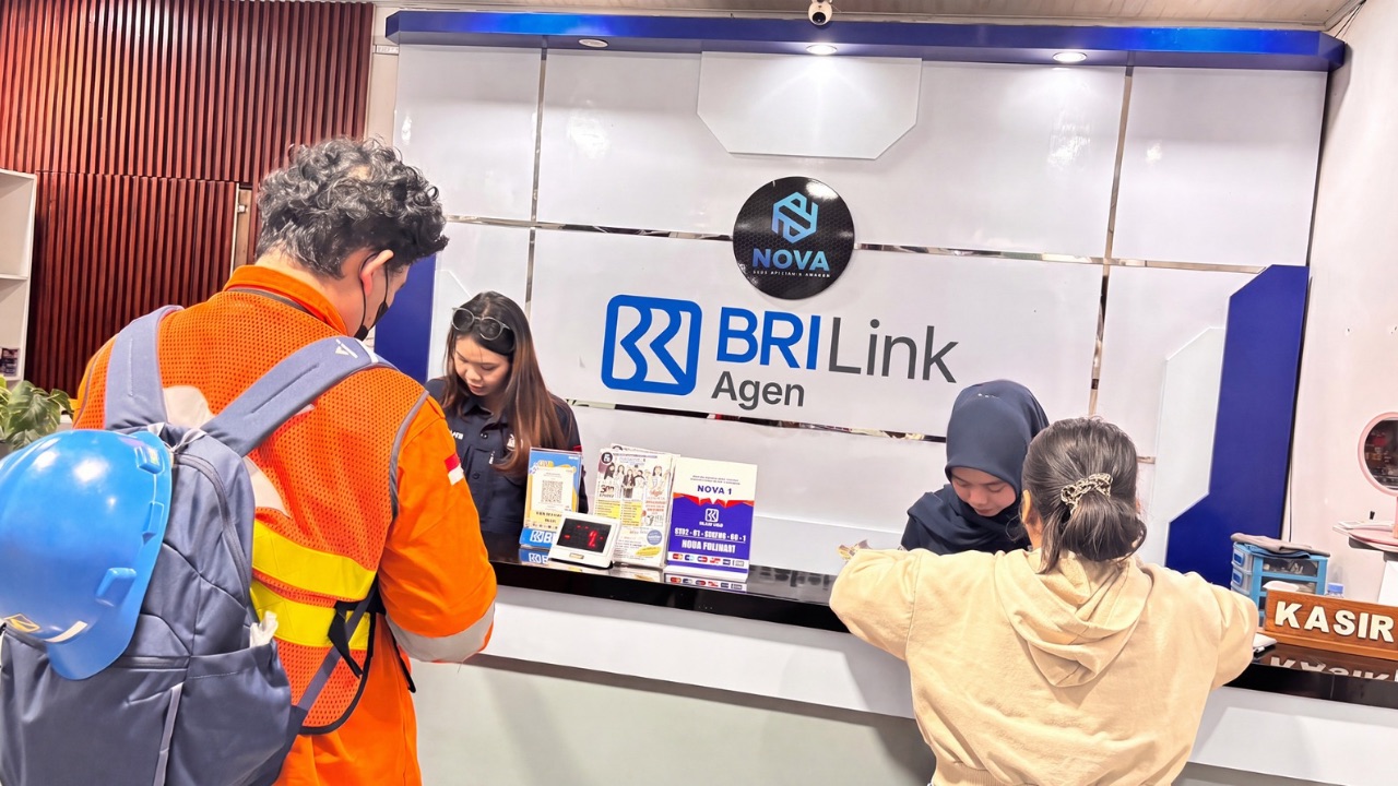 Layani Transaksi Warga di Kawasan Tambang, Nova Sukses Besarkan Enam Cabang BRILink