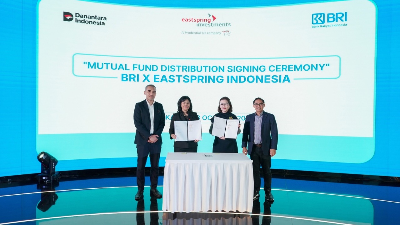 BRI Gandeng Eastspring Luncurkan Tiga Produk Reksa Dana Mulai Rp100 Ribu