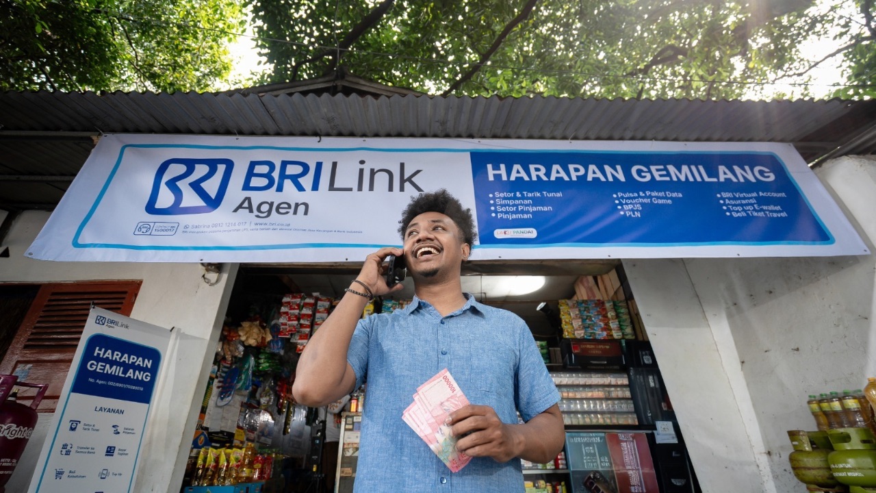 BRI Catat 1,06 Juta BRILink Agen, Transaksi Tembus Rp1.270 Triliun