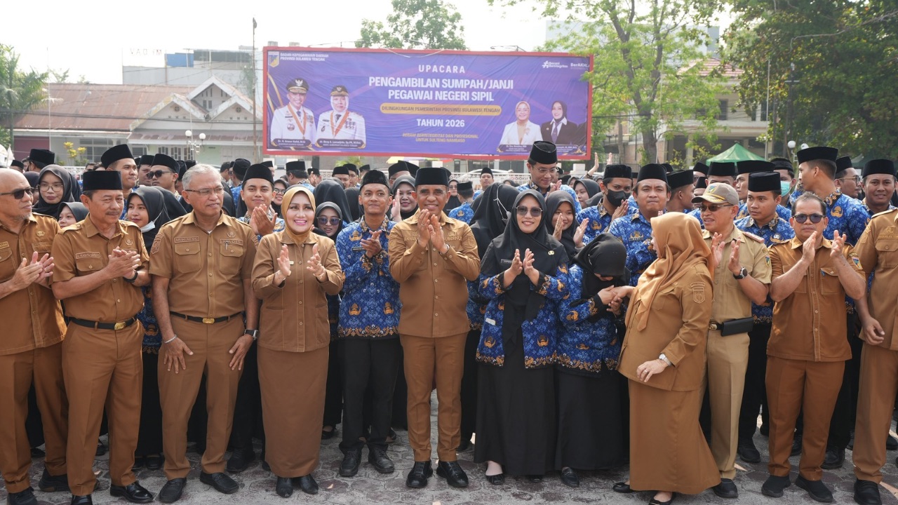 Lantik 422 PNS, Gubernur Sulteng Anwar Hafid Singgung Soal Jual Beli Jabatan