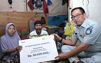 Jasa Raharja Serahkan Santunan Rp150 Juta kepada 3 Ahli Waris Korban KM Virgo Transport 8