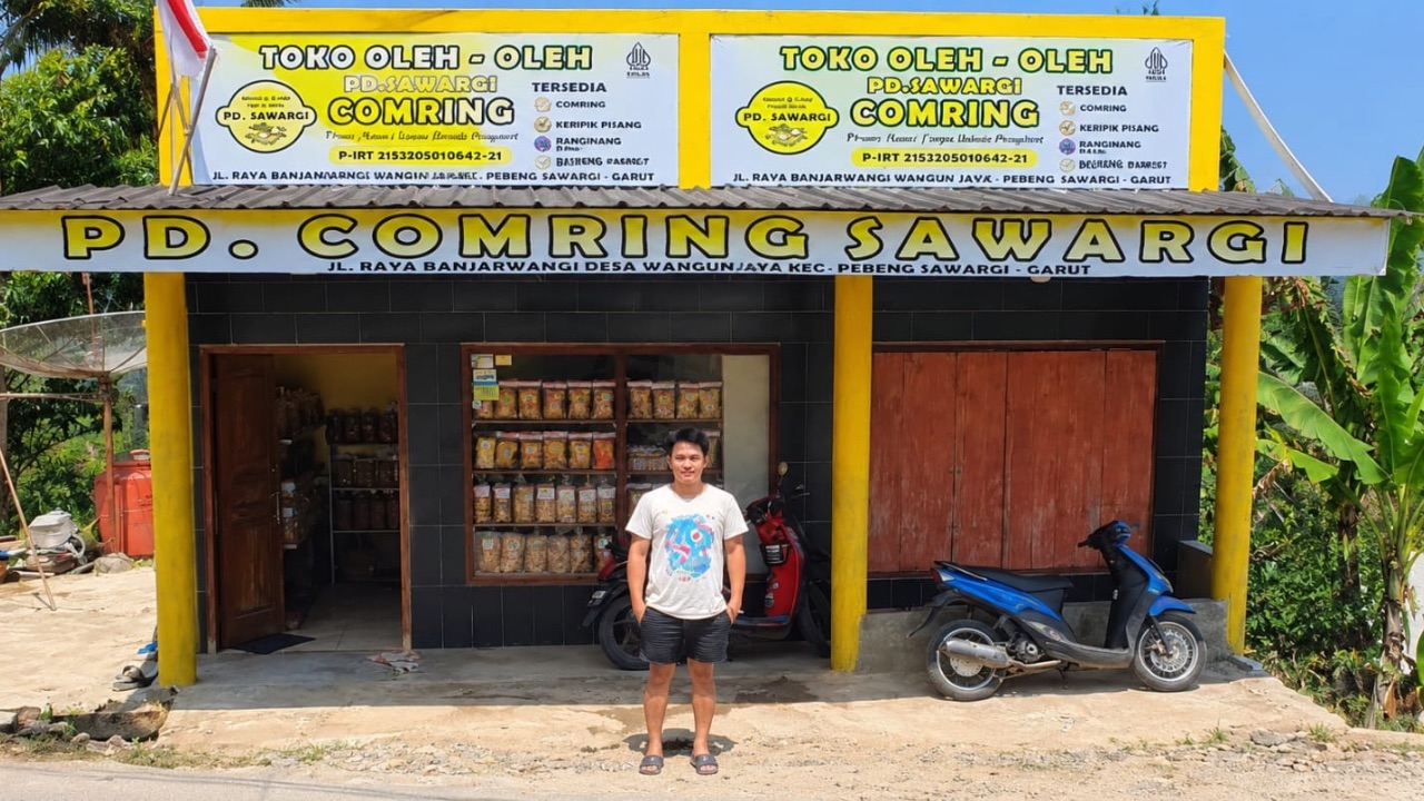 Usaha Comring Garut Bertahan Hadapi Kenaikan Harga Singkong Berkat Dukungan KUR BRI