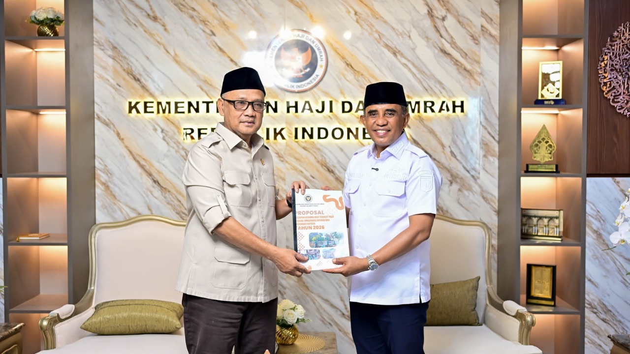 Gubernur Anwar Hafid Temui Menteri Haji, Embarkasi Antara Palu Masuk Tahap Verifikasi